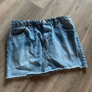 Refuge denim mini skirt